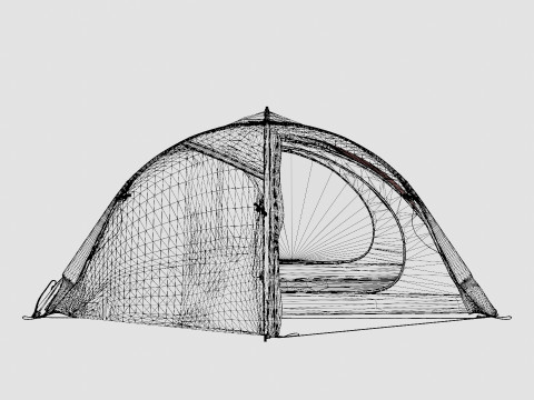 Reinsfjell Pro 3 Tent 3D Model