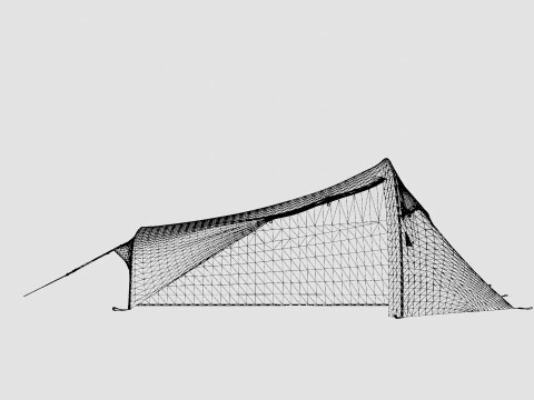 Ringstind Pro 2 Tent 3D Model