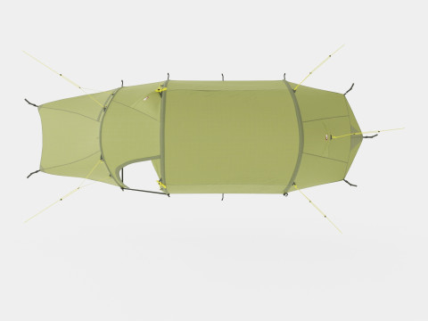 Lofoten Pro 2 Camp Tent 3D 모델