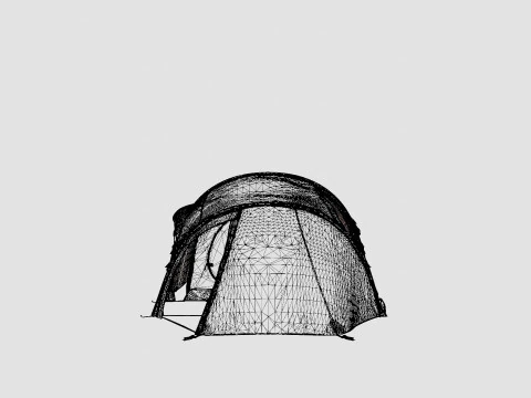 Tenda Perkemahan Lofoten Pro 3 Model 3D