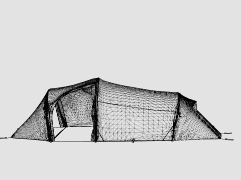 Lofoten Pro 4 Camp Tent 3D-Modell