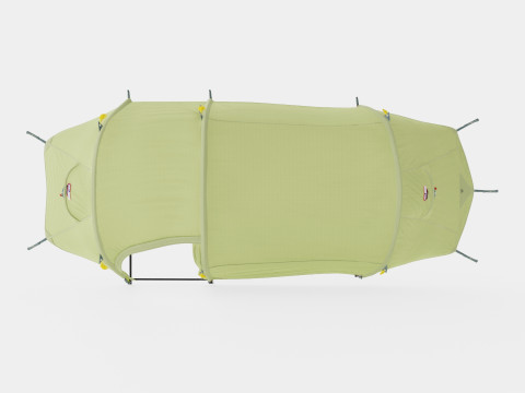 Fjellheimen Pro 3 Camp Tent Modèle 3D