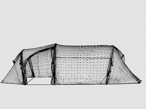 Fjellheimen Superlight 3 Camp Tent Modèle 3D