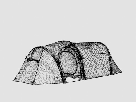 Fjellheimen Superlight 3 Camp Tent Modèle 3D
