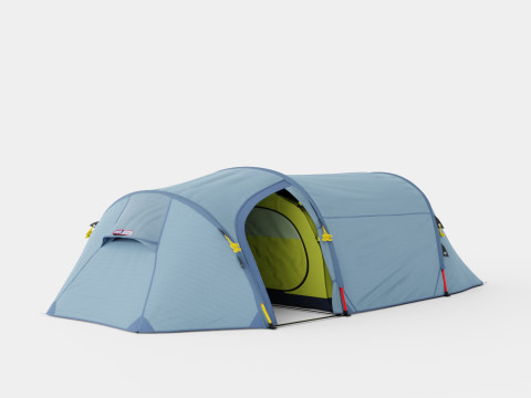 Fjellheimen Superlight 4 Camp Tent 3D Model