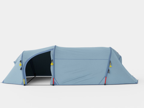 Fjellheimen Superlight 4 Camp Tent 3D Model