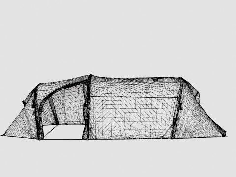 Fjellheimen Superlight 4 Camp Tent 3D Model