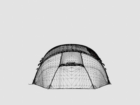 Fjellheimen Superlight 4 Camp Tent 3D Model