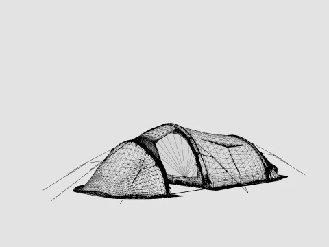 Tente de camping Lofoten X-Trem 3 Modèle 3D