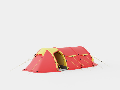 Spitsbergen X-Trem 3 Camp Tent 3D Model