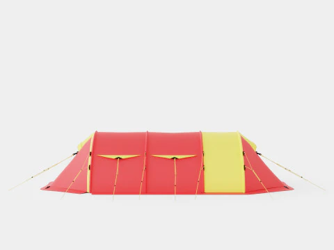 Spitsbergen X-Trem 3 Camp Tent 3D Model