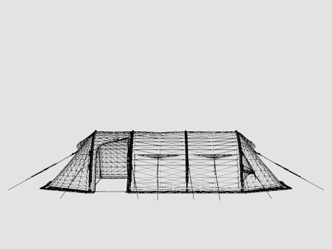 Spitsbergen X-Trem 3 Camp Tent 3D Model