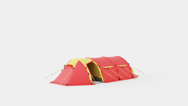 Spitsbergen X-Trem 4 Camp Tent Modèle 3D .c4d .max .obj .3ds .fbx .stl .blend 