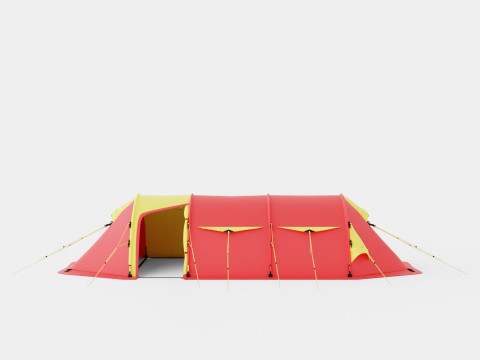 Spitsbergen X-Trem 4 Camp Tent Modèle 3D