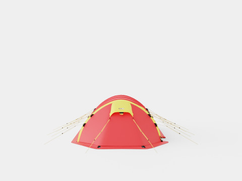 Spitsbergen X-Trem 4 Camp Tent Modèle 3D