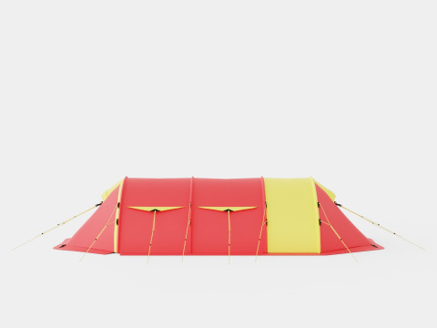 Spitsbergen X-Trem 4 Camp Tent Modèle 3D