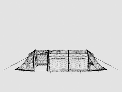 Spitsbergen X-Trem 4 Camp Tent Modèle 3D