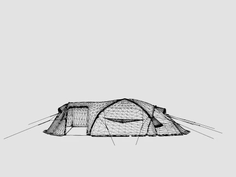 Svalbard High 3 Camp Tent 3D Model