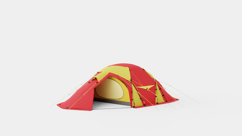 Svalbard 6 Camp Tent 3D 模型 .c4d .max .obj .3ds .fbx .stl .blend