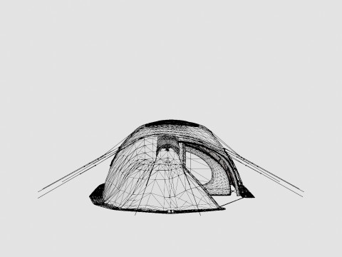 Svalbard 6 Camp Tent 3D 模型