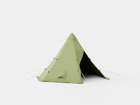 Pasvik 4-6 Outer Tent incl Pole 3D मॉडल