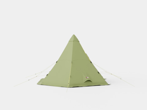 Pasvik 4-6 Outer Tent incl Pole 3D मॉडल