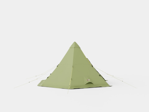 Pasvik 6-8 Outer Tent incl Pole 3D Modell