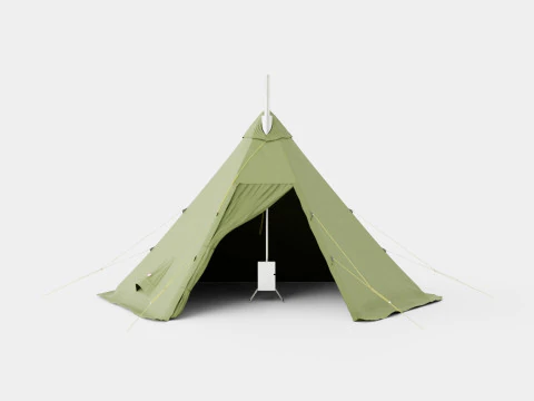 Pasvik 10-12 Tenda Luar termasuk Tiang Model 3D