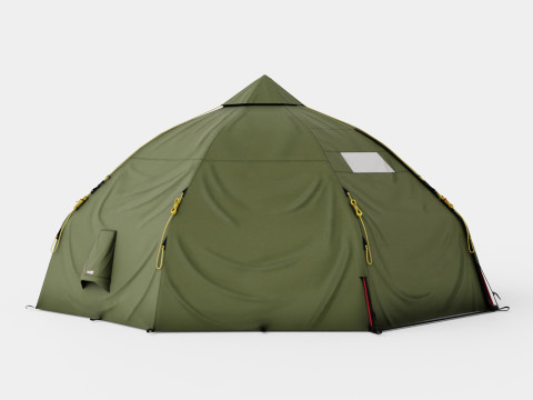 Varanger Dome 4-6 Outer Tent incl Pole Modèle 3D