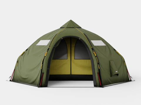 Varanger Dome 8-10 Direk dahil Dış Çadır 3D Model