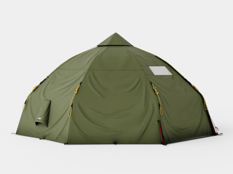Varanger Dome 8-10 Outer Tent incl Pole Modelo 3D