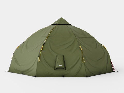 Varanger Dome 8-10 Outer Tent incl Pole Modelo 3D