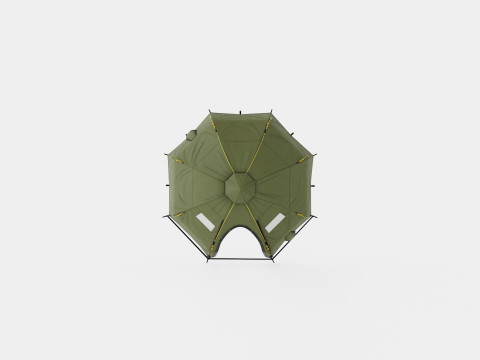 Varanger Dome 8-10 Outer Tent incl Pole Modelo 3D