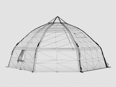 Varanger Dome 8-10 Outer Tent incl Pole Modelo 3D