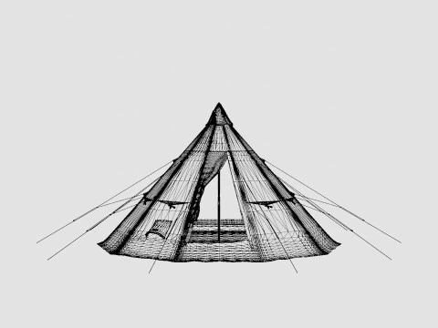 Finnmark 6-8 Tent 3D Model