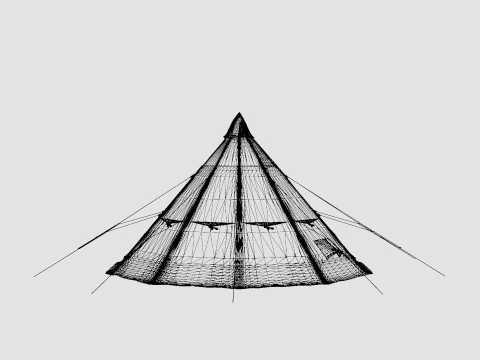 Finnmark 6-8 Tent 3D Model