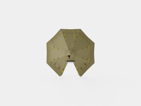 Varanger 4-6 Outer Tent incl Pole 3D Модель
