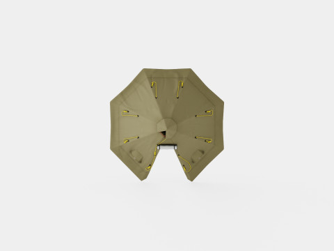 Varanger 12-14 Outer Tent incl Pole 3D Модель