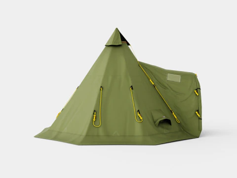 Varanger 4-6 Camp Outer Tent incl Pole 3D Model