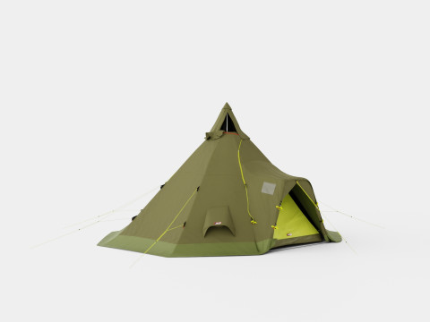 Varanger 12-14 Camp Outer Tent incl Pole 3D Model