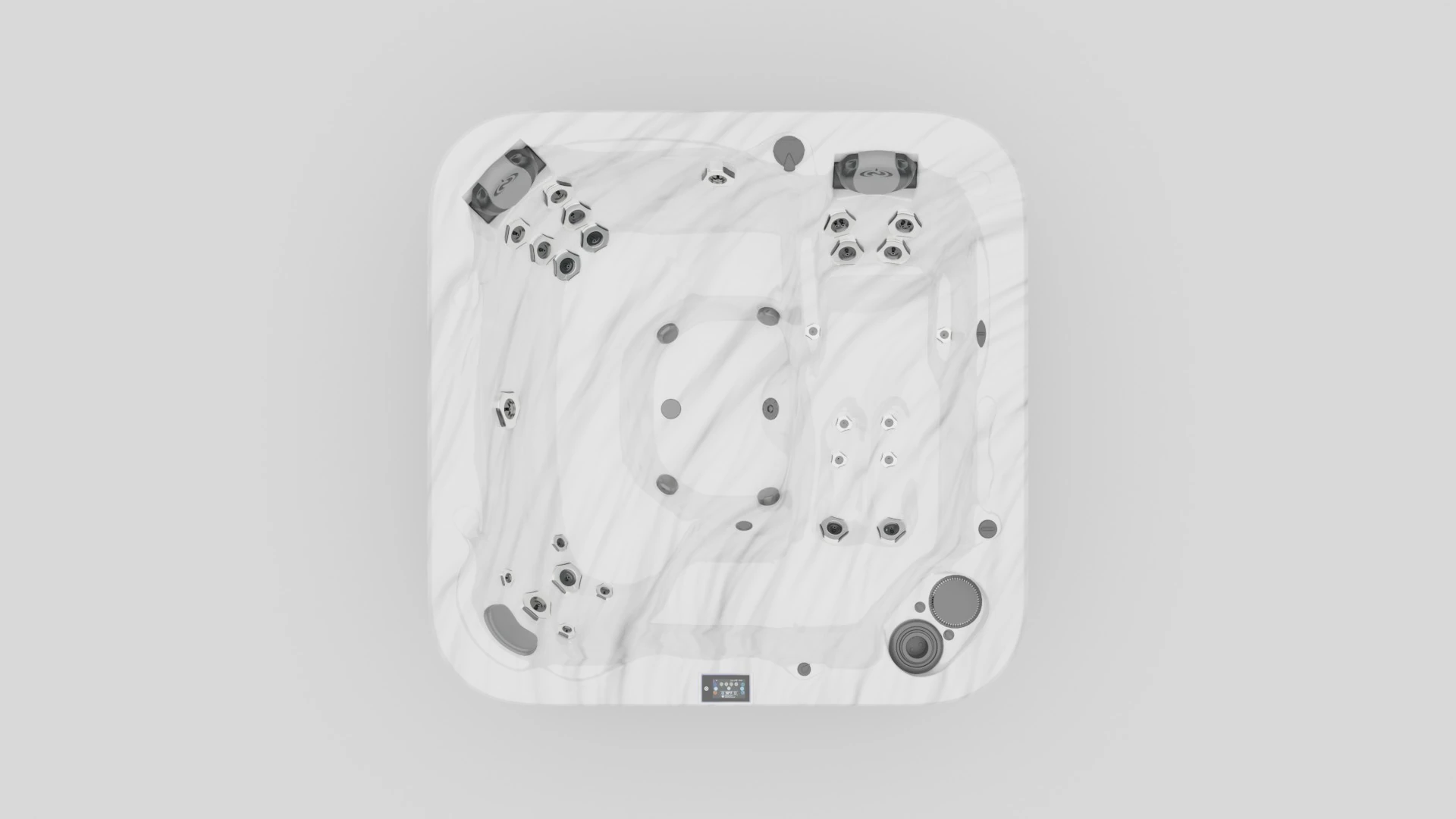 D1 Spas Aurora 3D Model .c4d .max .obj .3ds .fbx .stl .blend 