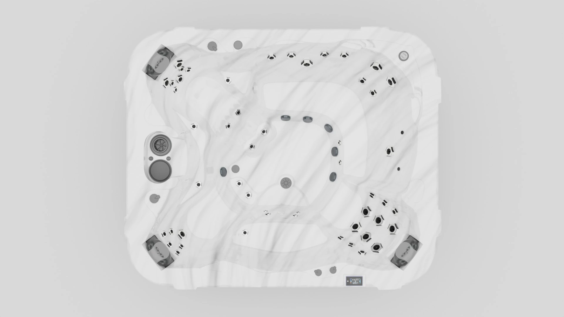 D1 Spas Executive 3D Model .c4d .max .obj .3ds .fbx .stl .blend
