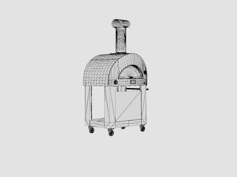 Brio m-bord Pizza Oven 3D Model