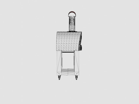 Brio m-bord Pizza Oven 3D Model