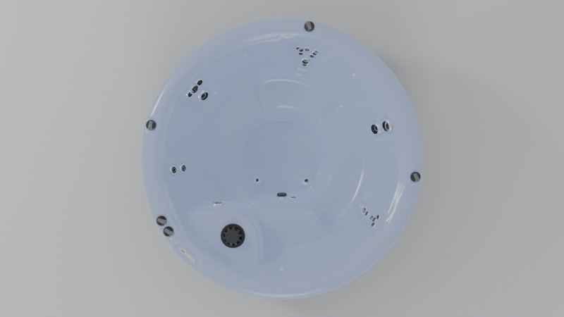 Nordic Spas Crown All-In-110V 3D Model .c4d .max .obj .3ds .fbx .stl .blend 