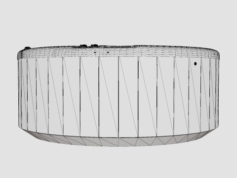 Nordic Spas Warrior XL All-In-110V 3D Model