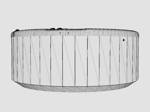 Nordic Spas Warrior XL All-In-110V 3D Model