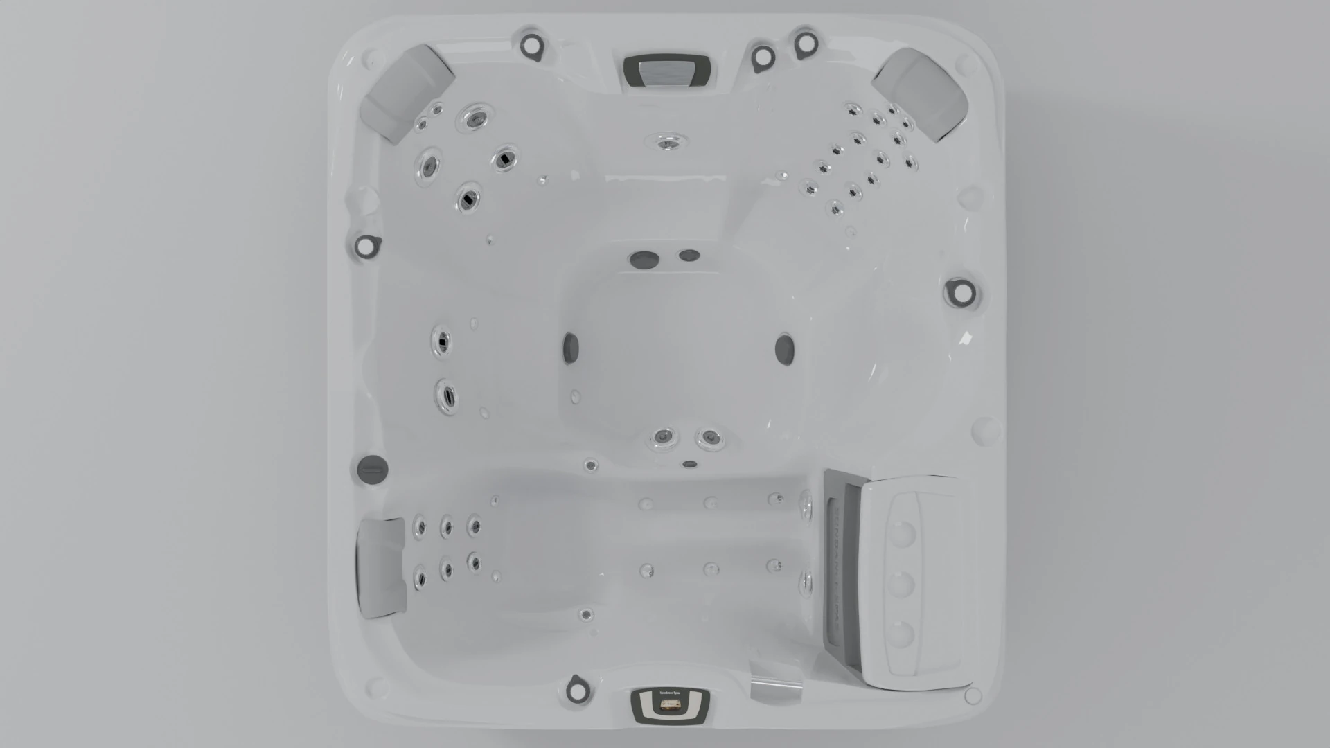 Sundance Spas Altamar 3D Model .c4d .max .obj .3ds .fbx .stl .blend 