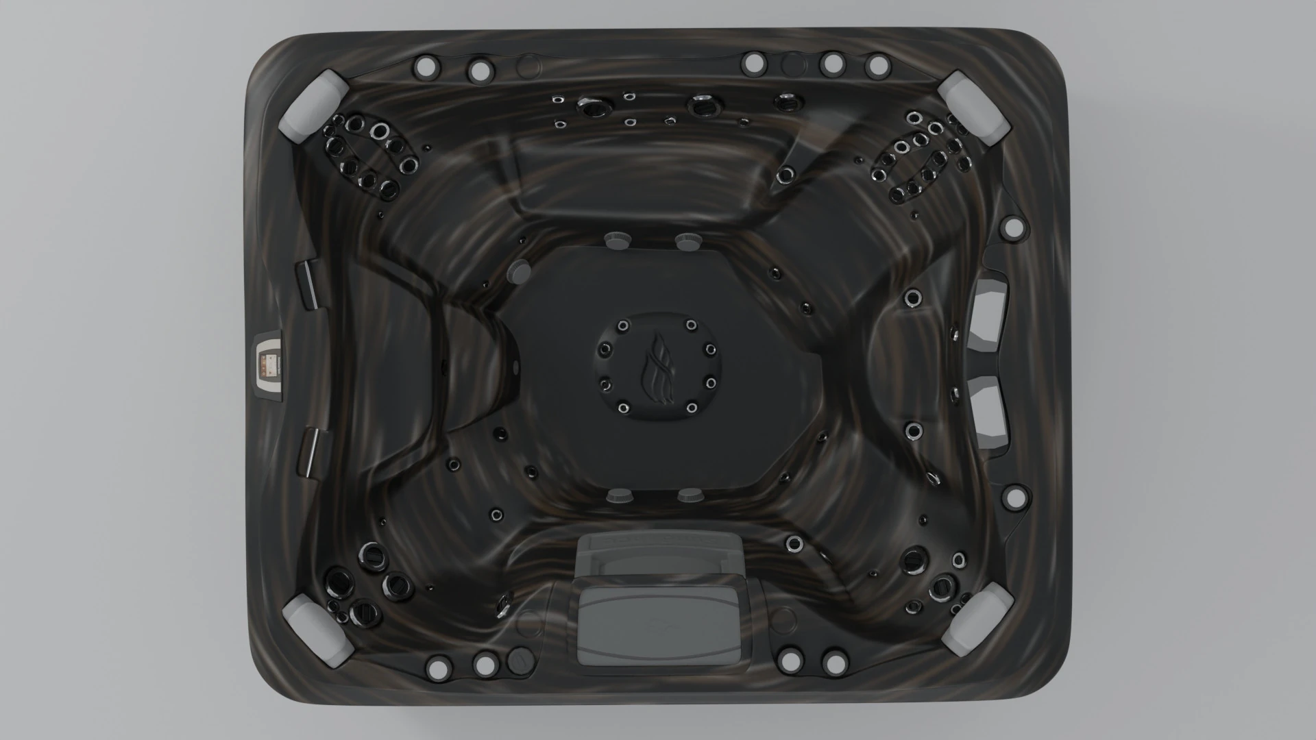 Sundance Spas Aspen 3D Model .c4d .max .obj .3ds .fbx .stl .blend 