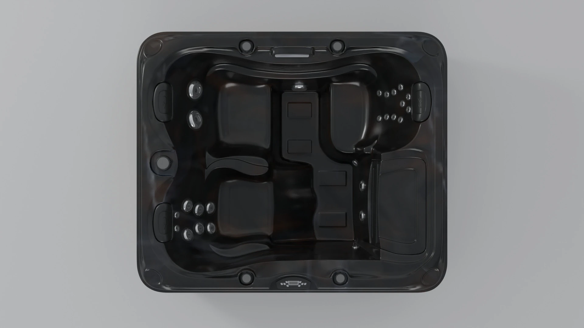 Sundance Spas Dover 3D Model .c4d .max .obj .3ds .fbx .stl .blend